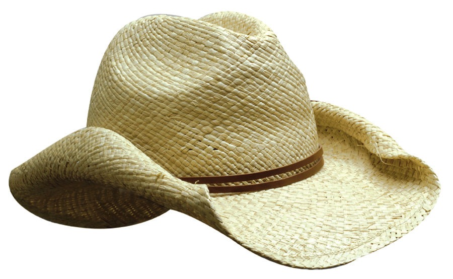 Ladies Cowboy Straw Hat H4283 | Natural